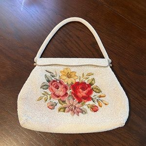 Vintage hand beaded bag, 1930s